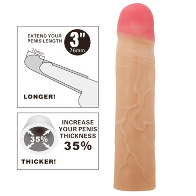 Büyük Boy 25 Cm Uzunluğunda Uzatıcı Penis Kılıfı - 5