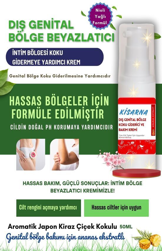 Doğal İçerikli Genital Bölge Beyazlatıcı Krem - 2