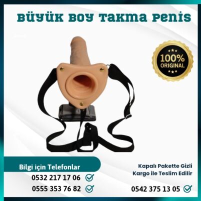 Erkekler için Kemerli Takma Penis 