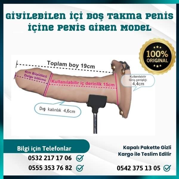 Yapay Penis Çeşitleri & İçi Boş Takma Külotlu Protez - 4